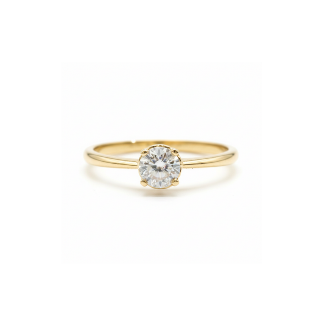 Anello solitario Recarlo Sunset Gold