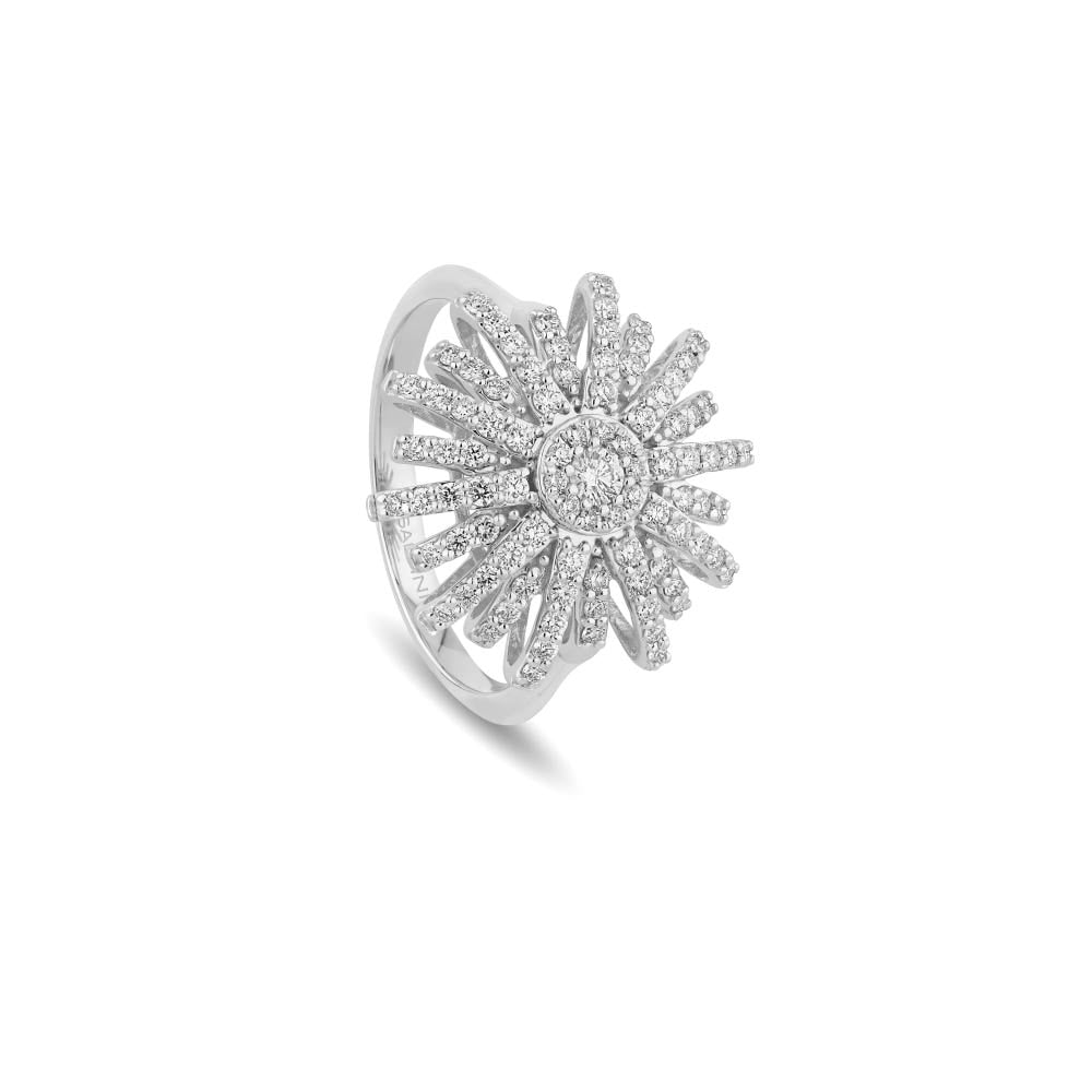 Anello Salvini Collezione Sole Oro Bianco Diamanti	0.96