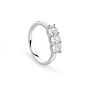 Anello Veretta Salvini Eterea Oro Bianco 18kt Diamanti 1,00 GH Misura 13