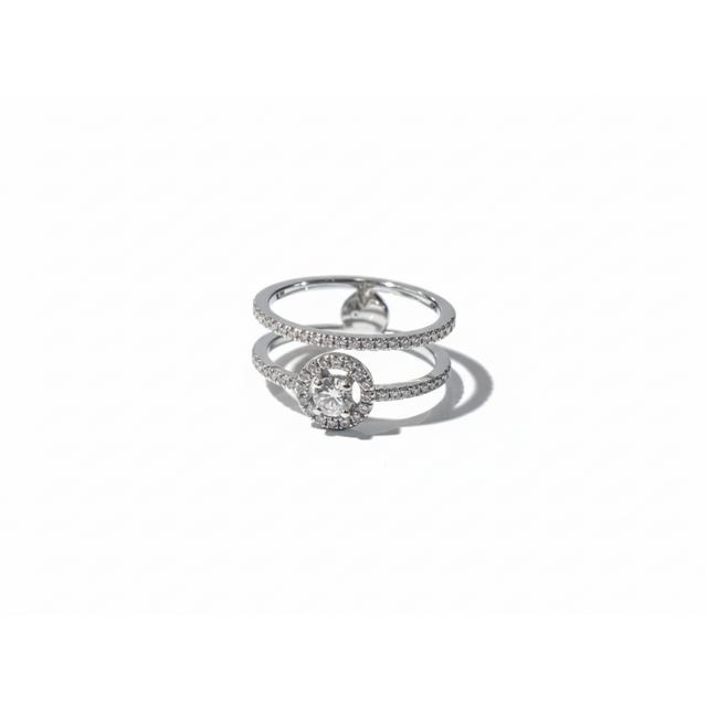 Anello Recarlo Solitario Sissi Ct.0,40