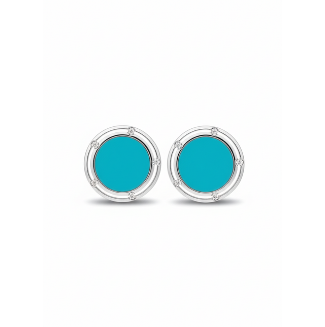 Orecchini Damiani collez.D.SIDE con turchese e diamanti