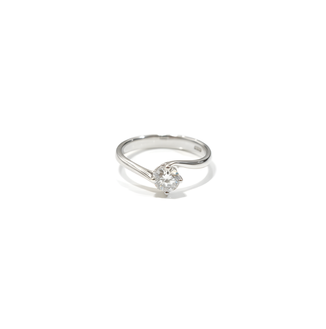 Anello Solitario Recarlo Collez.Anniversary In Oro Bianco E Diamanti