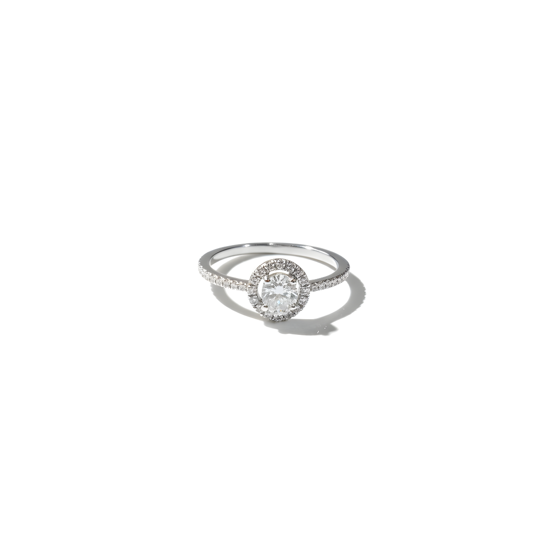 Anello Recarlo Solitario Sissi Ct.0,49