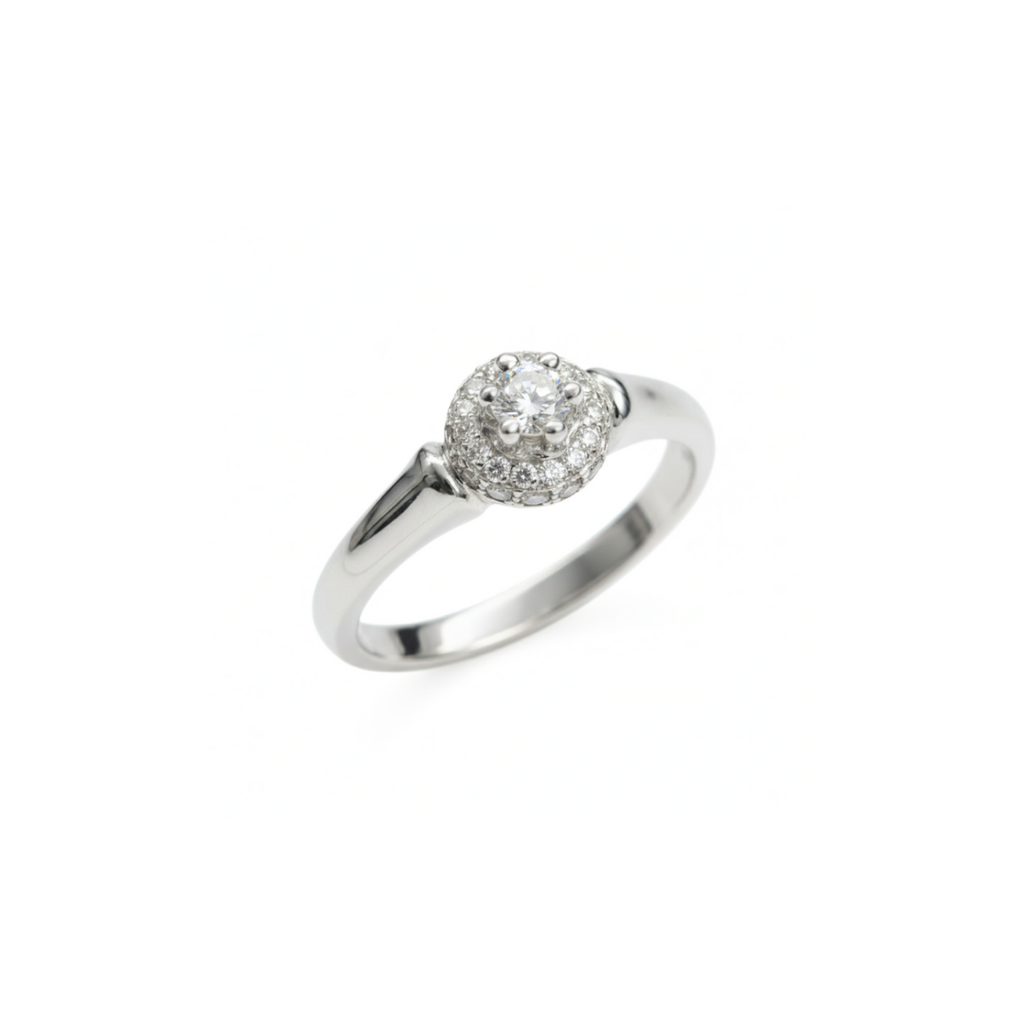 ANELLO DAMIANI SOLITARIO DIAMANTE TAGLIO BRILLANTE CT.0.47H