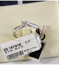 Anello Recarlo SOLITARIO 0,15 colore G ZS197/015