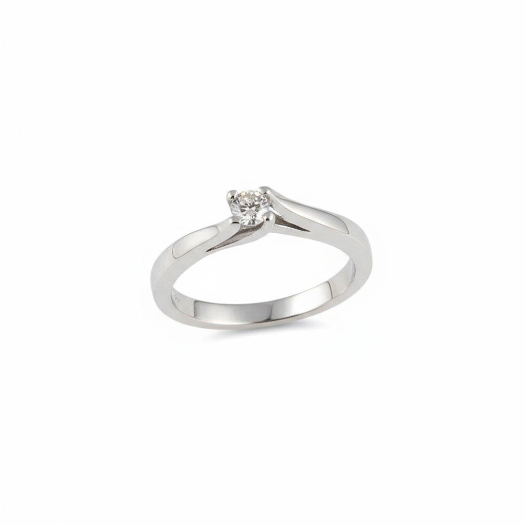 Anello Recarlo SOLITARIO 0,15 colore G ZS197/015