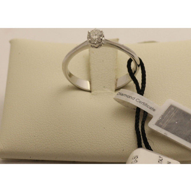 Anello Solitario Recarlo Collezione Anniversary In Oro Bianco E Diamanti Ct.0,23 Colore G Si Xb730 /023.