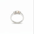 Anello trilogy RECARLO in oro bianco e diamanti 0,615 ct.  ref.ZQ370060