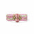 BRACCIALE GABRIELLA RIVALTA CON TORMALINE IN ORO E RAME MINIATO.