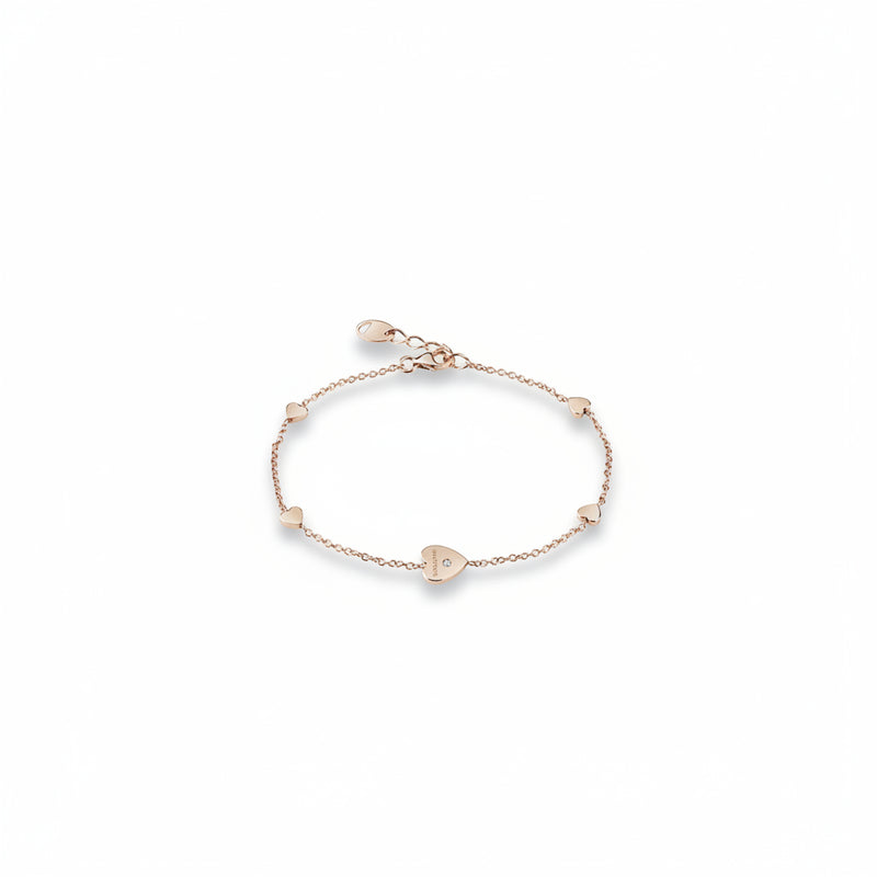 Bracciale I Segni Cuori Oro Rosa 20087156
