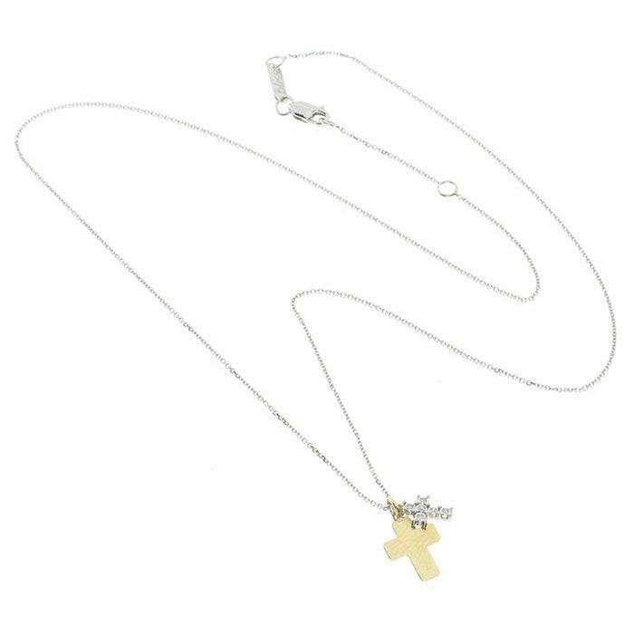 Collana Bliss collezione Rugiada croce ref.20089400