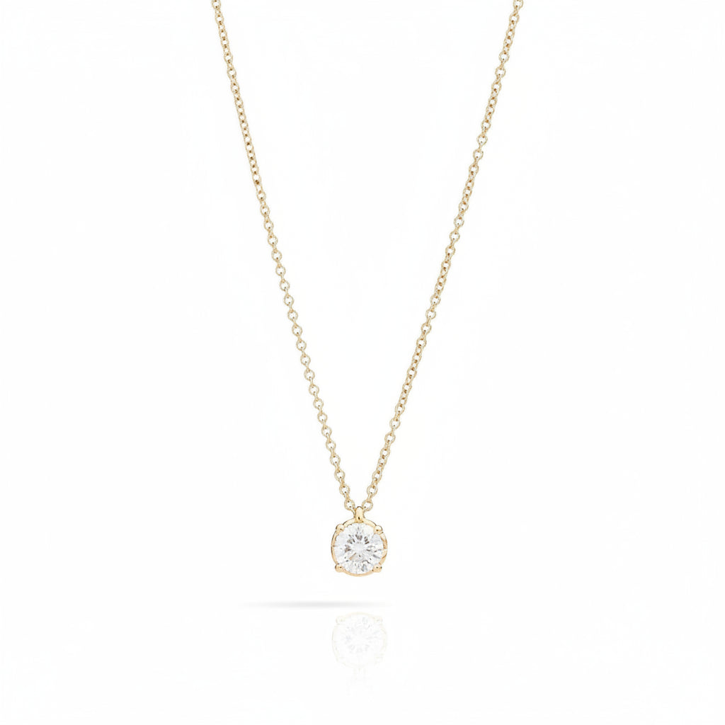 Collana solitario Recarlo Sunset Gold ref.P01PX001/G010