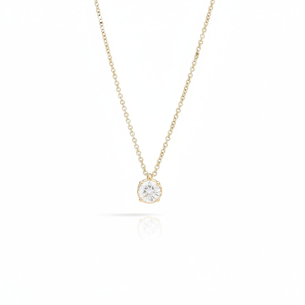 Collana solitario Recarlo Sunset Gold ref.P01PX001/G019