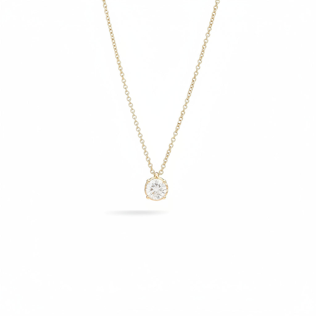 Collana solitario Recarlo Sunset Gold ref.P01PX001/G026