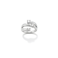 Anello Recarlo Eternity Oro Bianco 18kt E Diamanti