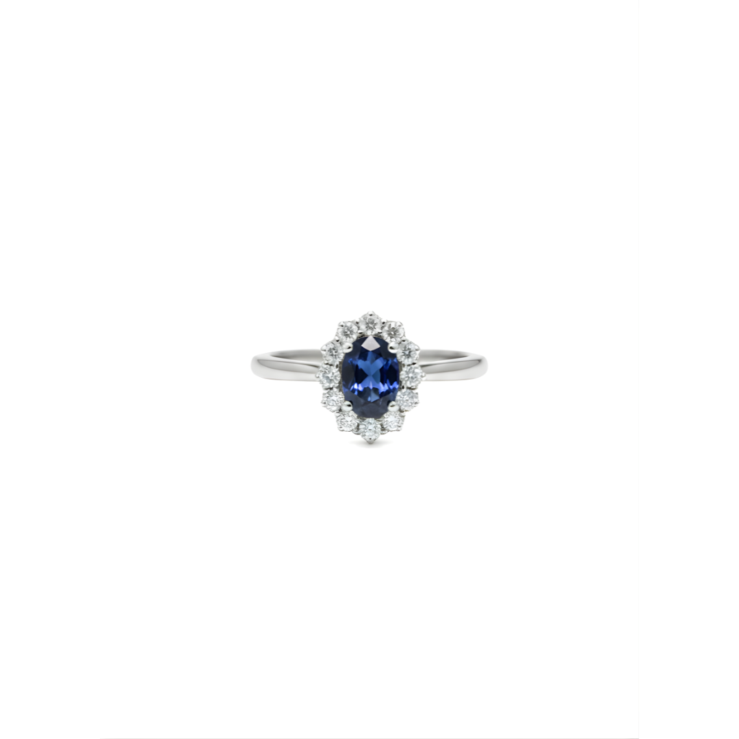 Anello Recarlo Anniversary Gems Zaffiro Blu