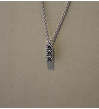 Girocollo Recarlo in oro bianco con diamanti taglio brillante ct.0,15