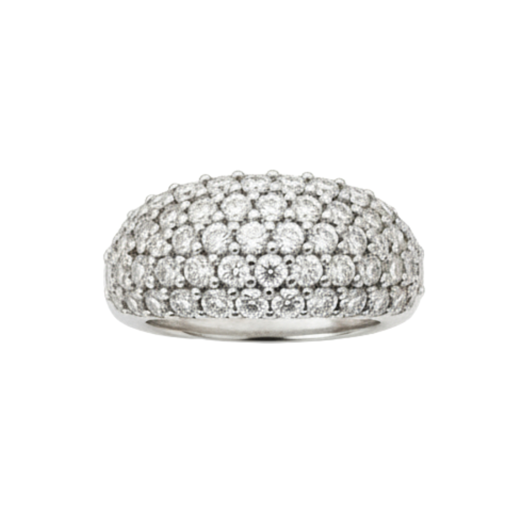Anello Bliss Collezione Rugiada Pavé
