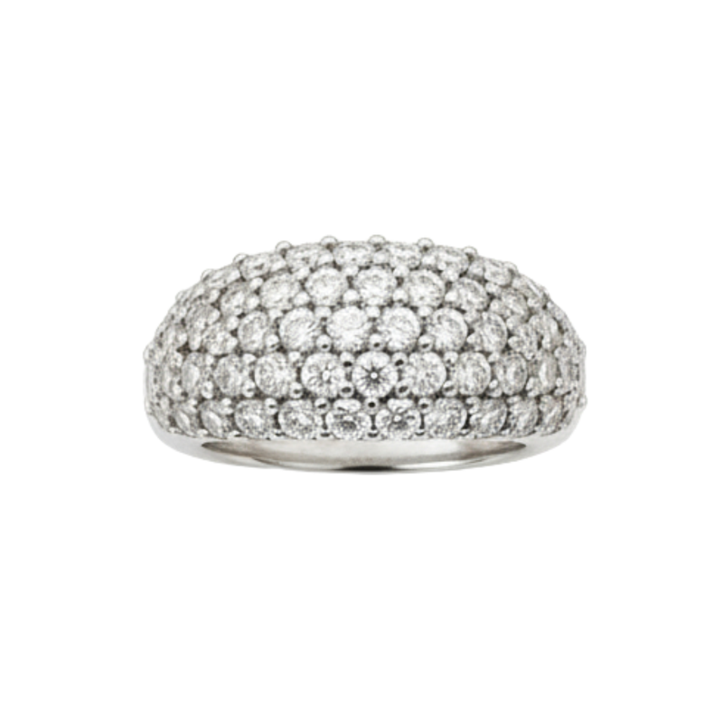 Anello Bliss Collezione Rugiada Pavé