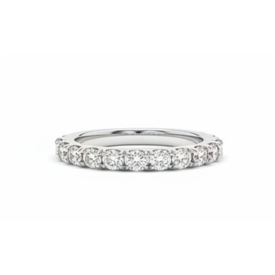 Anello Hrd Veretta Giro in Oro Bianco 18kt e Diamanti