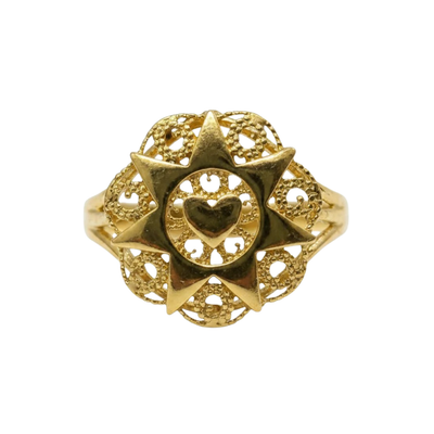 Anello La Presentosa 9kt Oro Giallo