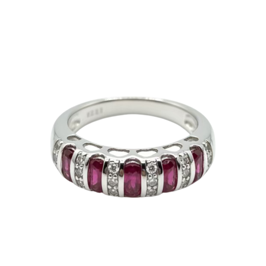 Anello Bliss Coll. Masterbliss grand cabaret Oro Bianco 18kt