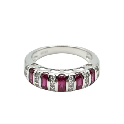 Anello Bliss Coll. Masterbliss grand cabaret Oro Bianco 18kt
