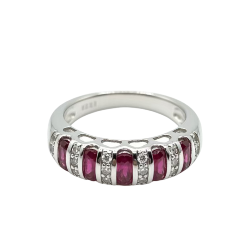 Anello Bliss Coll. Masterbliss grand cabaret Oro Bianco 18kt