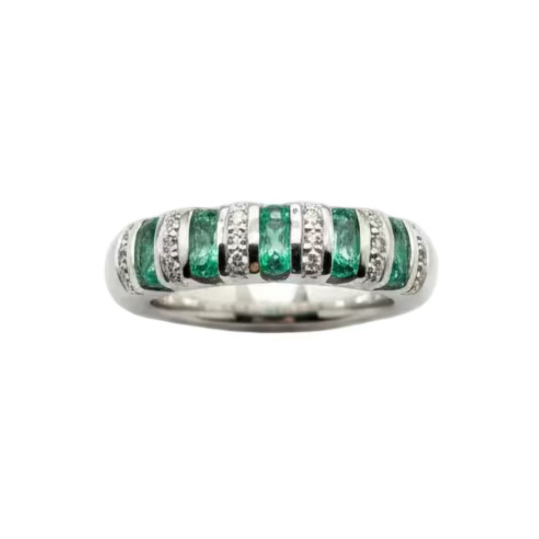 Anello Bliss Coll. Masterbliss grand cabaret Oro Bianco 18kt