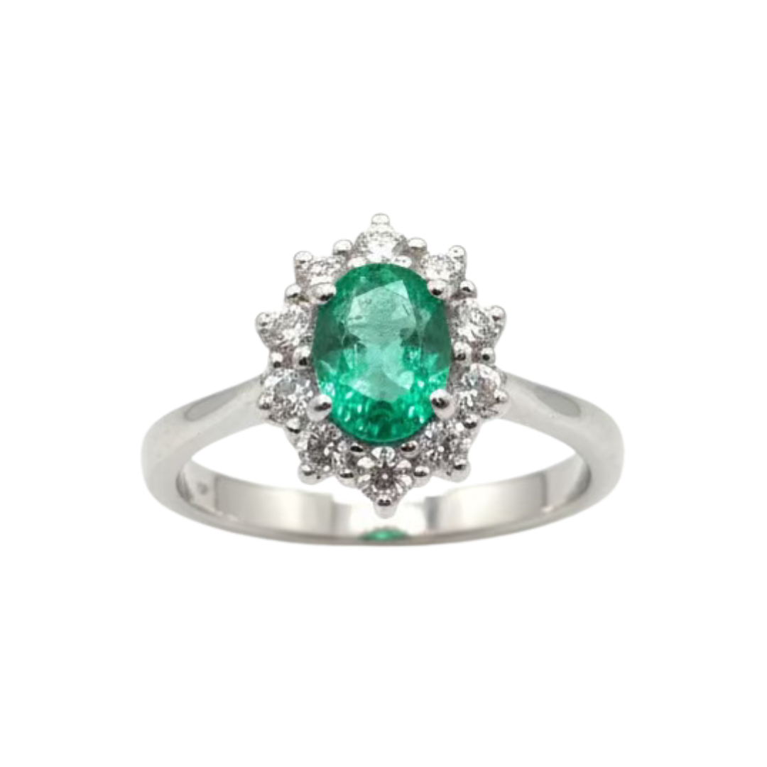 Anello Salvini Diamanti e Smeraldo
