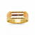 Anello Uomo Oro 18kt 3 Colori Bianco, Giallo e Rosa