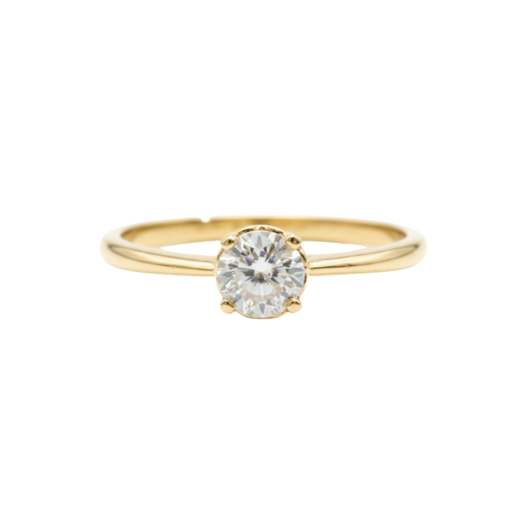 Anello Solitario Recarlo Sunset Gold