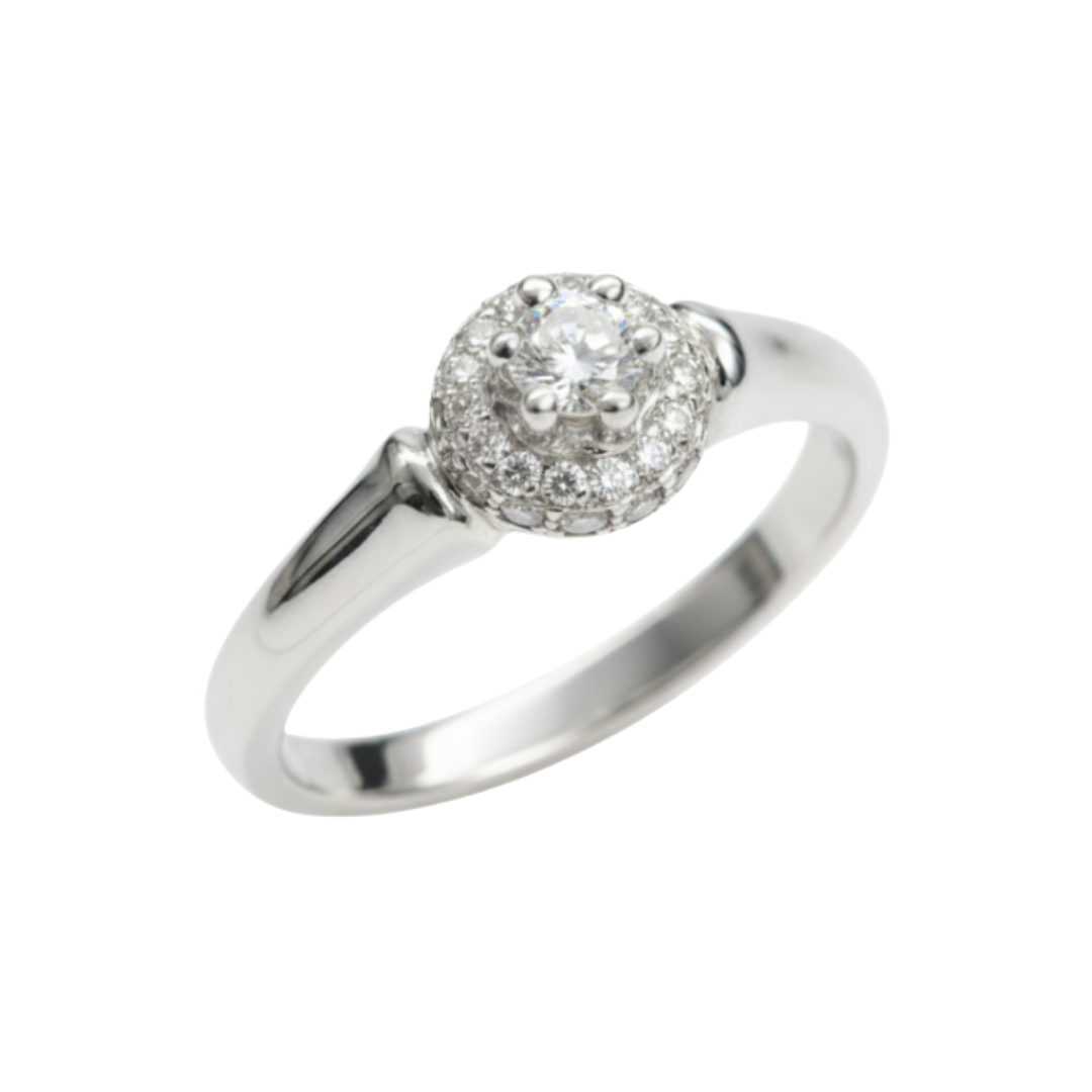 Anello Damiani Solitario Diamante Taglio Brillante Ct.0.47h