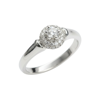 Anello Damiani Solitario Diamante Taglio Brillante Ct.0.47h