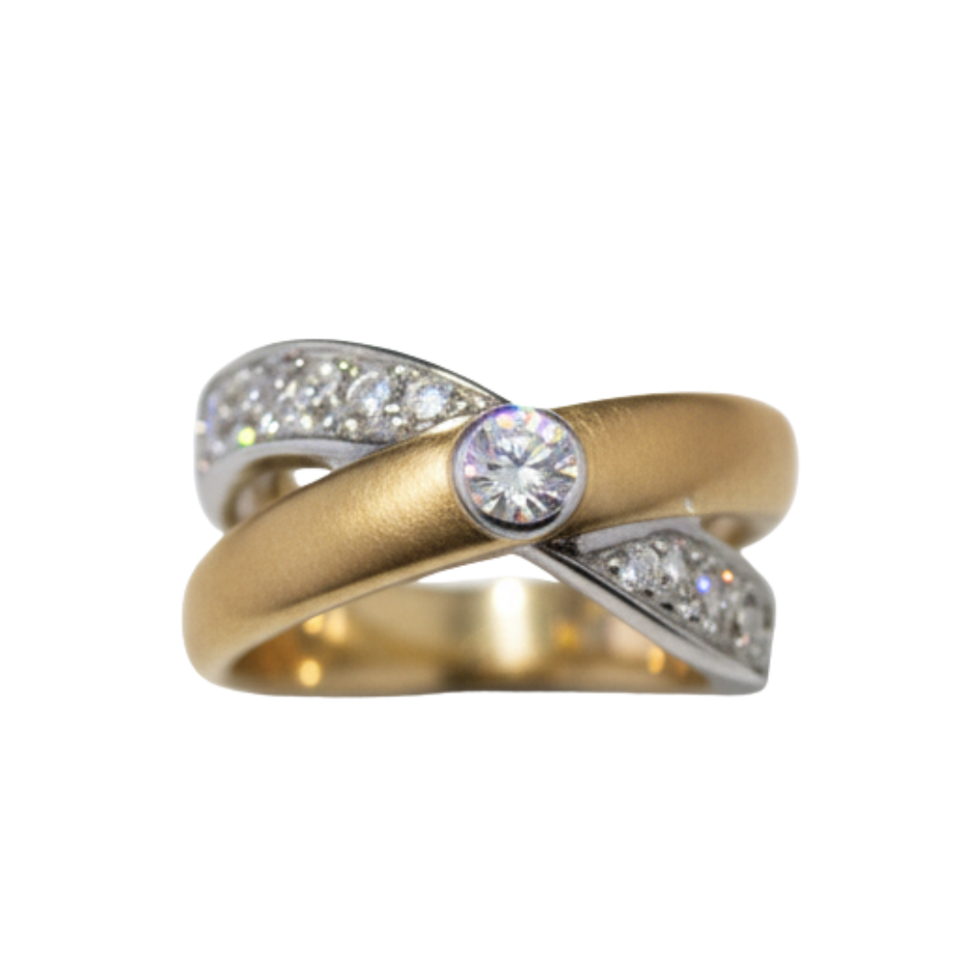 Anello Damiani Oro E Diamante 0,22 Ct.