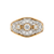 Anello Damiani Oro E Diamanti Ct.0,18-0,13-0,06 Preziosa Montatura
