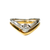 Anello Damiani Oro Bianco E Giallo Con Diamante 0,22 Ct
