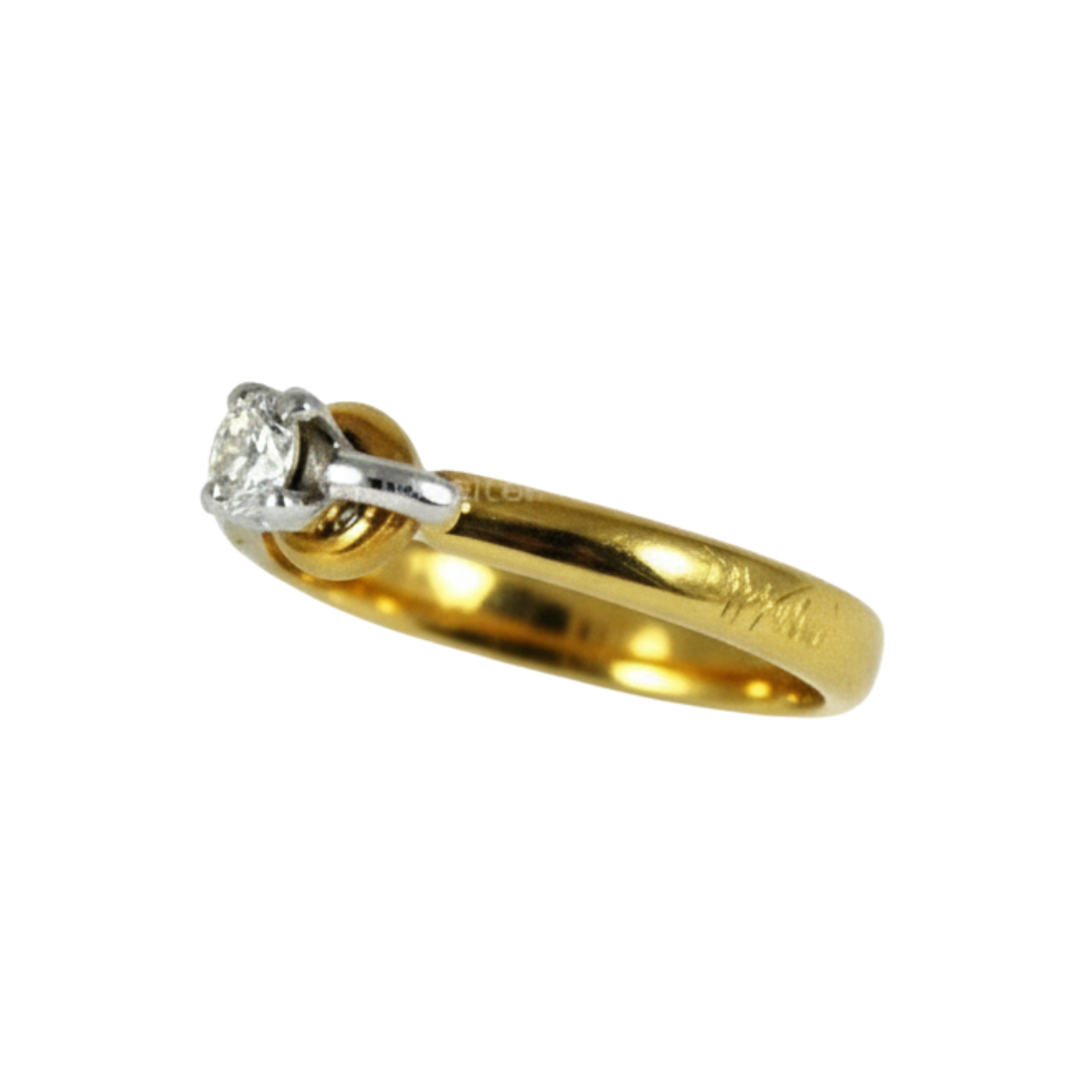 Solitario Damiani Diamante Taglio Brillante Ct.014 Colore I