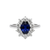 Anello Hrd Amin Luxury Zaffiro E Diamanti