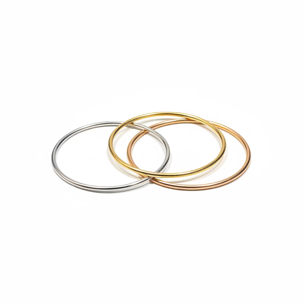 Bracciale Oro Giallo, Bianco e Rosa 18Kt 8,5g