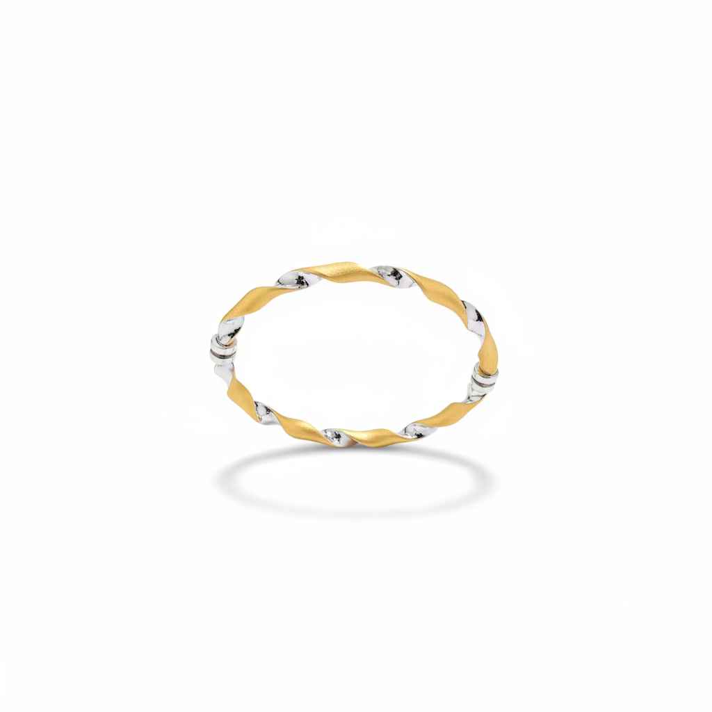 Bracciale Oro Giallo e Bianco 18Kt 8g