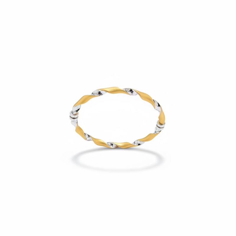 Bracciale Oro Giallo e Bianco 18Kt 8g