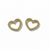 Orecchini Cuore Oro Giallo 9Kt