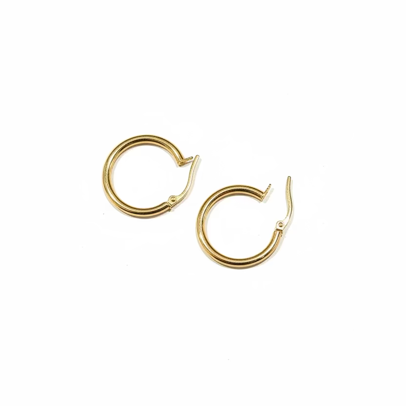 Orecchini Cerchio Oro Giallo 9Kt