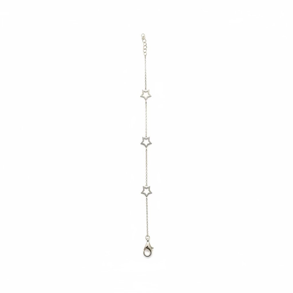 Bracciale Stella Oro Bianco 9Kt