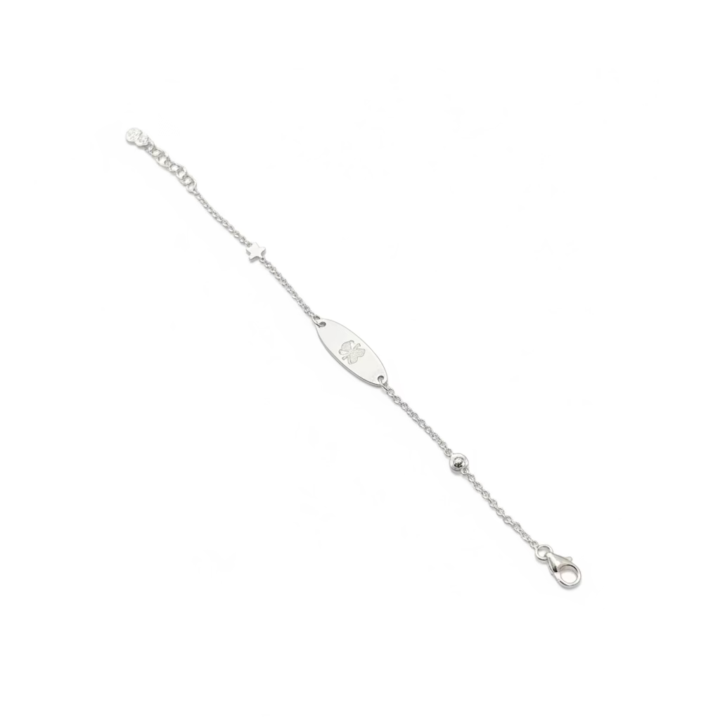 Bracciale Bambino Lebebè Oro Bianco 9kt