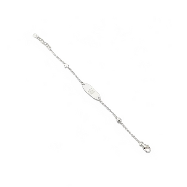 Bracciale Bambino Lebebè Oro Bianco 9kt