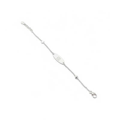 Bracciale Bambino Lebebè Oro Bianco 9kt