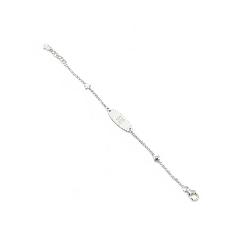 Bracciale Bambino Lebebè Oro Bianco 9kt