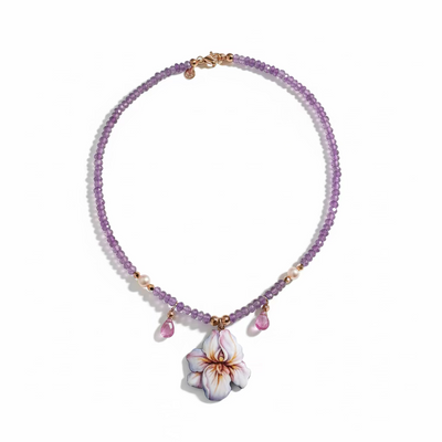 Collana di Ametiste Gabriella Rivalta